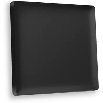Лицевая панель Ambrella Volt ALFA (Черный матовый) для 1-клавишных выключателей QUANT AP8010