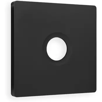 Лицевая панель Ambrella Volt ALFA (Черный матовый) для TV розетки QUANT AP8130