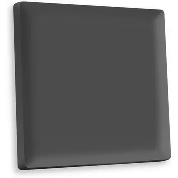 Лицевая панель Ambrella Volt ALFA (Графит Мягкое касание) для 1-клавишных выключателей QUANT AP9010