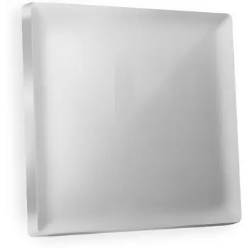 Лицевая панель Ambrella Volt ALFA (Серебро глянец) для 1-клавишных выключателей QUANT AP4010