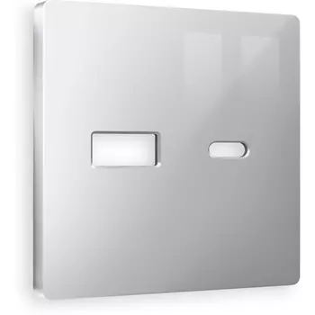 Лицевая панель Ambrella Volt ALFA (Серебро глянец) для розетки 2USB тип A+C QUANT AP4110