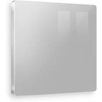 Лицевая панель Ambrella Volt ALFA (Серебро глянец) заглушка для суппорта QUANT AP4160