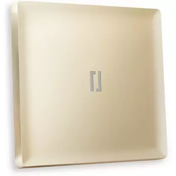 Лицевая панель Ambrella Volt ALFA (Шампань) для 1-клавишных выключателей с подсветкой QUANT AP6020