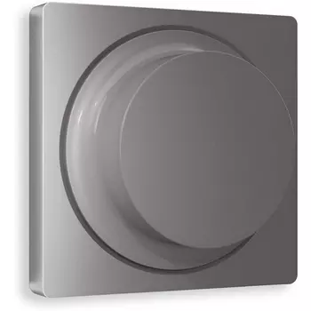 Лицевая панель Ambrella Volt ALFA (Сталь матовый) для светорегулятора универсального QUANT AP5055