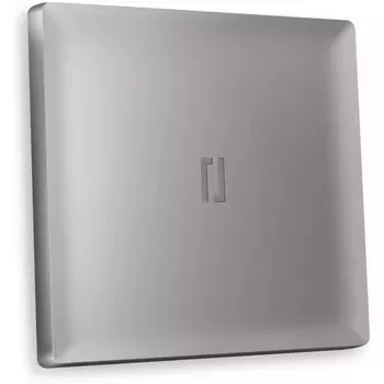 Лицевая панель Ambrella Volt ALFA (Сталь матовый) для 1-клавишных выключателей с подсветкой QUANT AP5020