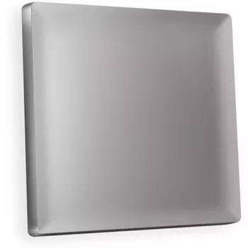 Лицевая панель Ambrella Volt ALFA (Сталь матовый) для 1-клавишных выключателей QUANT AP5010