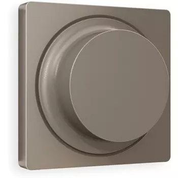 Лицевая панель Ambrella Volt ALFA (Темная бронза матовый) для диммера QUANT AP6355