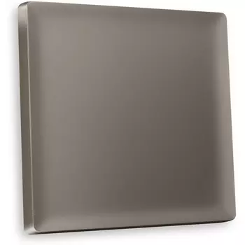 Лицевая панель Ambrella Volt ALFA (Темная бронза матовый) для 1-клавишных выключателей QUANT AP6310