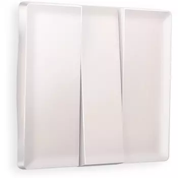 Лицевая панель Ambrella Volt ALFA (Жемчуг) для 3-клавишных выключателей QUANT AP2050