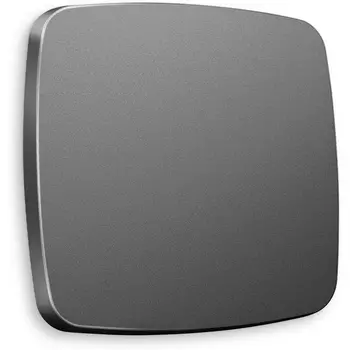 Лицевая панель Ambrella Volt OMEGA (Антрацит серый) для 1-клавишных выключателей QUANT OP6510