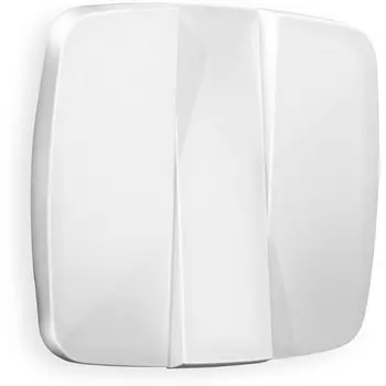 Лицевая панель Ambrella Volt OMEGA (Белый глянец) для 3-клавишных выключателей QUANT OP1050