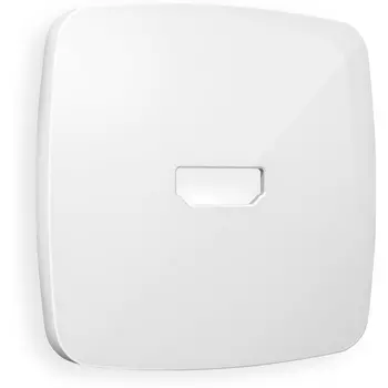 Лицевая панель Ambrella Volt OMEGA (Белый глянец) для HDMI розетки QUANT OP1140