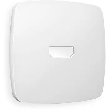 Лицевая панель Ambrella Volt OMEGA (Белый матовый) для HDMI розетки QUANT OP1340