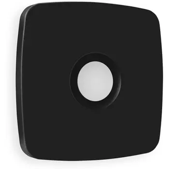 Лицевая панель Ambrella Volt OMEGA (Черный матовый) для TV розетки QUANT OP8130