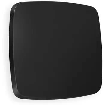 Лицевая панель Ambrella Volt OMEGA (Черный матовый) для 1-клавишных выключателей QUANT OP8010