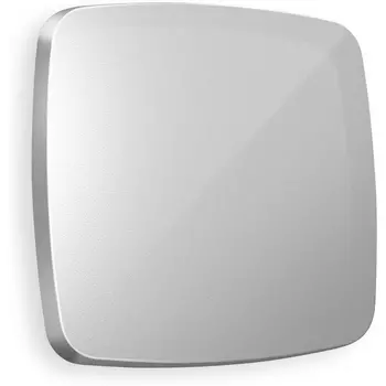 Лицевая панель Ambrella Volt OMEGA (Серебро глянец) для 1-клавишных выключателей QUANT OP4010