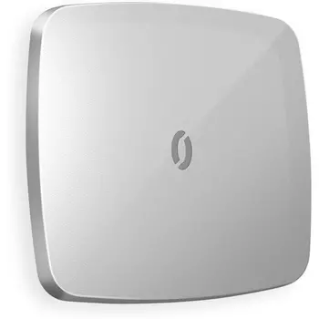 Лицевая панель Ambrella Volt OMEGA (Серебро глянец) для 1-клавишных выключателей с подсветкой QUANT OP4020