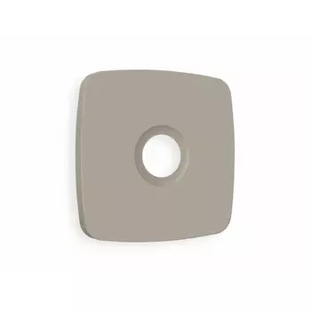 Лицевая панель Ambrella Volt OMEGA (Серо-бежевый матовый) для TV розетки QUANT OP3730