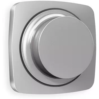 Лицевая панель Ambrella Volt OMEGA (Сталь матовый) для светорегулятора универсального QUANT OP5055