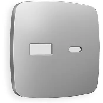 Лицевая панель Ambrella Volt OMEGA (Сталь матовый) для розетки 2USB тип A+C QUANT OP5110