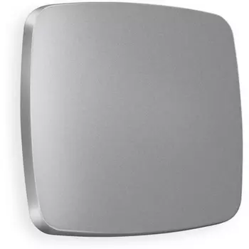 Лицевая панель Ambrella Volt OMEGA (Сталь матовый) для 1-клавишных выключателей QUANT OP5010