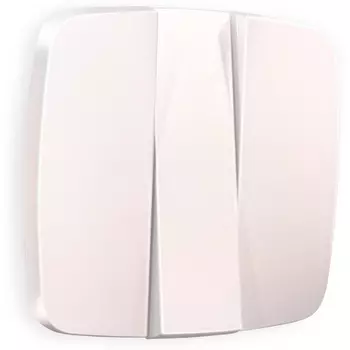 Лицевая панель Ambrella Volt OMEGA (Жемчуг) для 3-клавишных выключателей QUANT OP2050