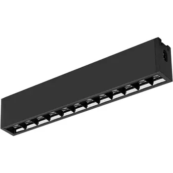 Линейный настенно-потолочный светильник LED CLIP-38-LASER-S330-12W Day4000 (BK, 36 deg, 24V) (Arlight, IP40 Металл, 3 года) 029007