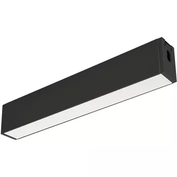 Линейный настенно-потолочный светильник LED CLIP-38-FLAT-S312-6W Warm3000 (BK, 110 deg, 24V) (Arlight, IP40 Металл, 3 года) 029003