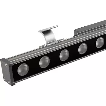 Линейный прожектор AR-LINE-500-12W Warm3000 (GR, 15x60 deg, 230V) (Arlight, IP65 Металл, 3 года) 041726