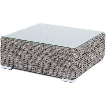 "Лунго" журнальный столик плетеный (гиацинт), цвет серый 4SIS арт.УТ-00003007