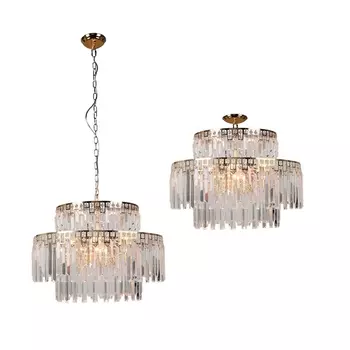 Люстра в подвесная/потолочная хрустальная Favourite Salto 1971-9U