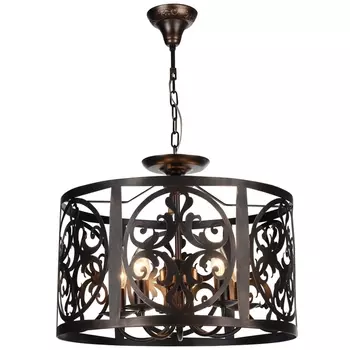 Люстра 2 в 1 подвесная/потолочная Rustika H899-05-R (Maytoni)