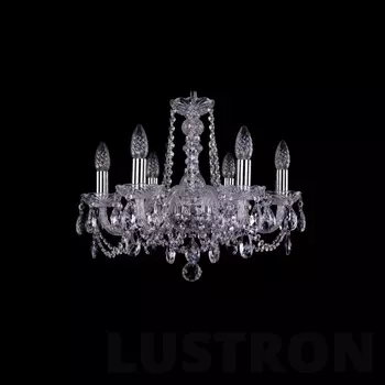 Люстра хрустальная Bohemia 1402 1402/6/160/Ni подсвечник