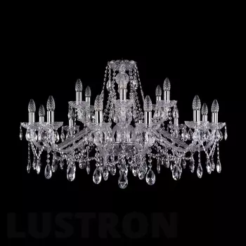 Люстра Bohemia 1413 1413/12+6/360/Ni