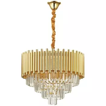 Подвесная люстра матовое золото E14 7*40W Lumion Emery 5230/7