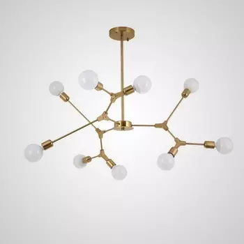 Люстра на штанге Late D103 Gold ImperiumLoft Late01 (193584-26)