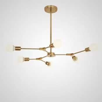 Люстра на штанге Late D86 Gold ImperiumLoft Late01 (101722-26)