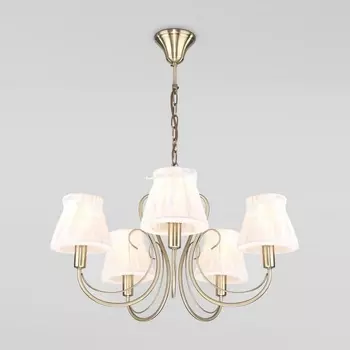 Люстра подвесная 60061/5 античная Eurosvet 60061 бронза