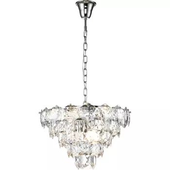 Люстра хрустальная подвесная (12010/11P Chrome) Indigo Fiaba V000050