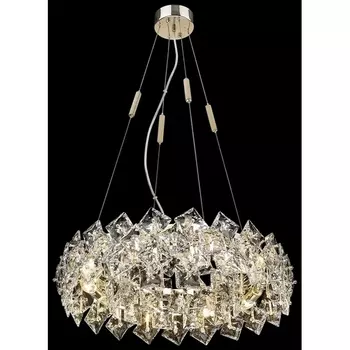 Люстра подвесная хрустальная Wertmark Norma WE155.10.303