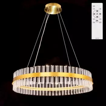 Люстра подвесная хрустальная с пультом Рианна CL337083 (Citilux)