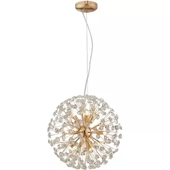 Люстра хрустальная подвесная Lussole LSP-8461 в форме шара