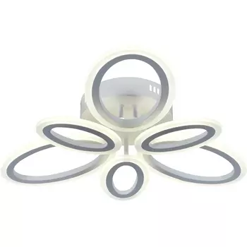 Люстра потолочная светодиодная с пультом Вт 3000К-6000К Rivoli Kora 6048-106