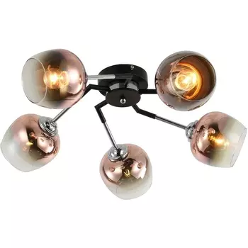 Люстра потолочная E27*60W Black/Chrome Escada Miley 1176/5P