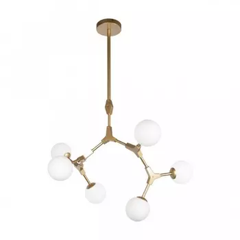 Люстра потолочная на штанге 10191/6 Loft It Palmira Gold