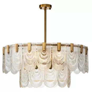 Люстра потолочная на штанге (12022/A/9R Brass) Indigo Salice V000024