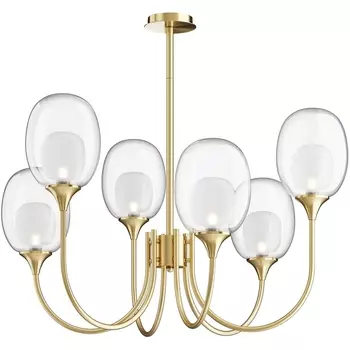 Люстра потолочная на штанге Maytoni Aura MOD016PL-06BS