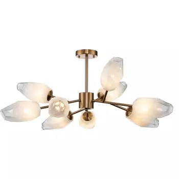 Люстра потолочная на штанге (13003/9C Brass) Indigo Boccio V000004