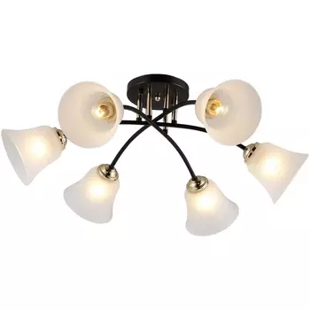 Люстра потолочная на штанге Brenda 9099-306 6 * Е27 60 Вт (Rivoli)