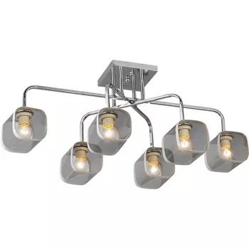 Люстра потолочная на штанге Catalina 9082-306 6 * Е27 40 Вт (Rivoli)